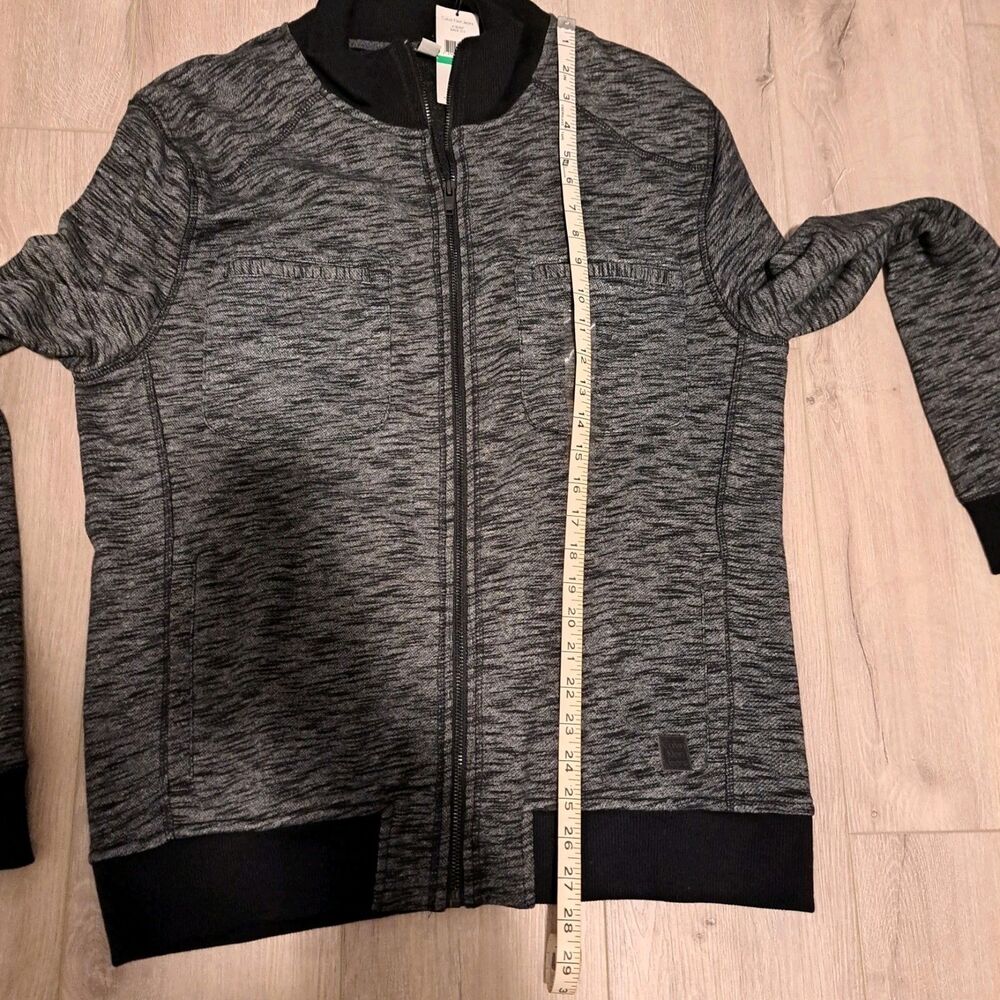 Calvin Klein Men's Med Grey Heathered Full Zip Hoodie Large NWT - Picture 11 of 12